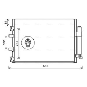 Kondensator, Klimaanlage AVA COOLING FDA5484D
