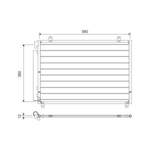 Condenseur, climatisation VALEO 822659