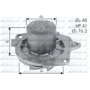 Pompa del refrigerante DOLZ S314
