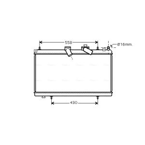 Arrefecedor do motor AVA COOLING PE2296