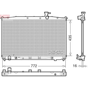 Motorradiateur  DENSO DRM41024