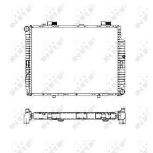 Kühler, Motorkühlung EASY FIT NRF 55331