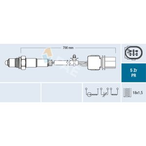 Sonda lambda FAE 75150