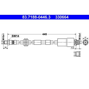Remleiding ATE 83.7188-0446.3