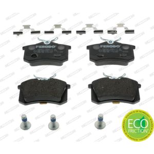 Ferodo FDB1788 Pastillas De Freno Traseras O Delanteras – Máxima Seguridad Y Freno Original (4 Piezas, Compatible Con Sistema TRW)