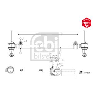 Spurstangensatz FEBI BILSTEIN 197261