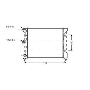 Arrefecedor do motor AVA COOLING VN2038