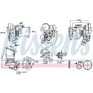 Supercharger, drukvulling NISSENS 93451