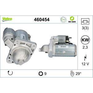 Motor de arranque VALEO 460454
