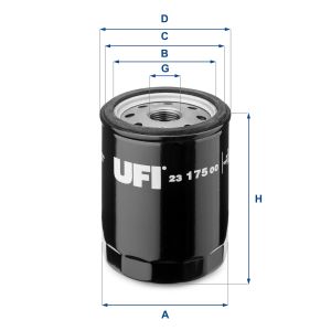 Filtro olio UFI 23.175.00