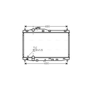 Arrefecedor do motor AVA COOLING HD2171