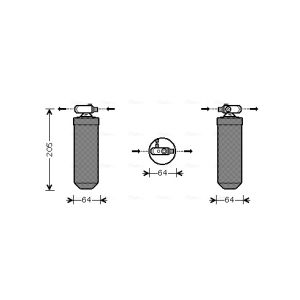 Trockner, Klimaanlage AVA COOLING PED303 AVA