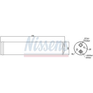 Secador, aire acondicionado NISSENS 95241