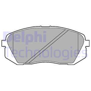 Bremsbelagsatz DELPHI LP2294, Vorne