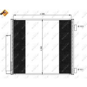 Kondensator, Klimaanlage EASY FIT NRF 35859