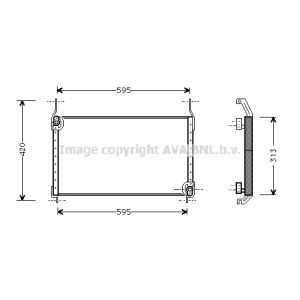 Condensatore, impianto di climatizzazione AVA COOLING FT5172