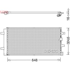 Condensator, airconditioning DENSO DCN02044