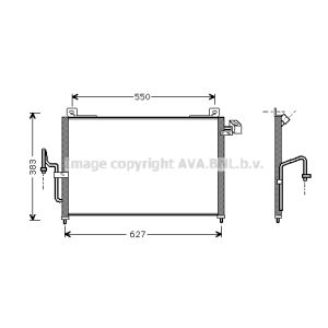 Condensador, aire acondicionado AVA COOLING MZ5159 AVA