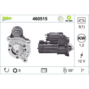 Motor de arranque VALEO 460515