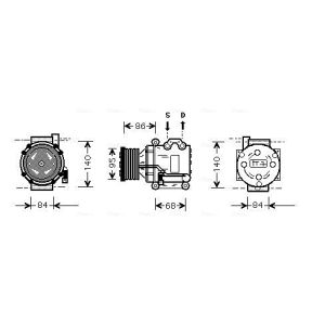 Compressor, ar condicionado AVA COOLING AUAK157