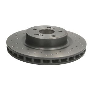 Remschijf BREMBO 9890421 voorkant, geventileerd, sterk gecarboniseerd, 1 Stuk