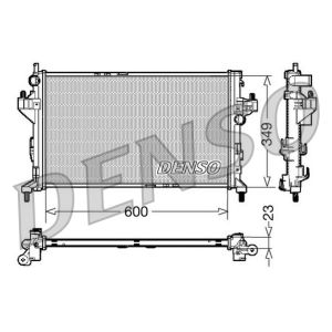 Radiador de motor DENSO DRM20045