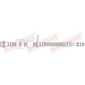 Tubo do travão flexível traseiro, esquerdo QUICK BRAKE 32.703