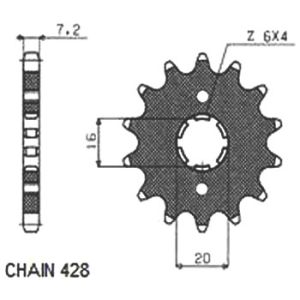 équipement, derrière SUNSTAR SUNF228-15