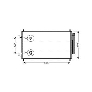 A/C-kondensor AVA COOLING HD5214D
