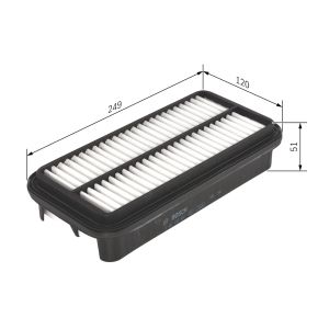 Luftfilter BOSCH FILTRY 1 457 433 957