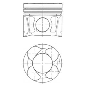 Kolben KOLBENSCHMIDT 41070620