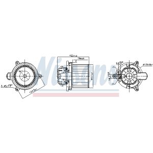 Ventilatore interno NISSENS 87626