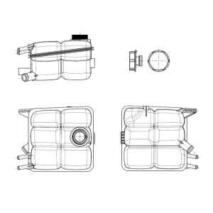 Tasaussäiliö, jäähdytysneste EASY FIT NRF 454015