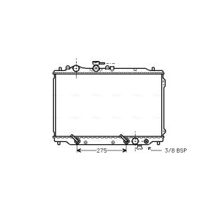 Arrefecedor do motor AVA COOLING MZ2051