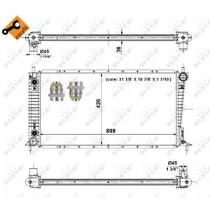 Kühler, Motorkühlung EASY FIT NRF 56035