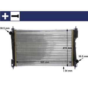 Arrefecedor do motor MAHLE CR 1111 000S