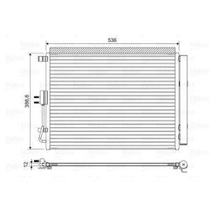 Kondensator, Klimaanlage VALEO 822598