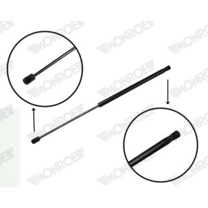 Gasfeder, Kofferraumdeckel MONROE ML6611