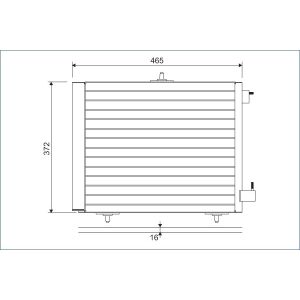 Condenseur, climatisation VALEO 814095