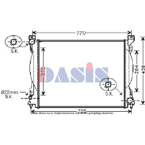 Motorkühler AKS DASIS 480046N