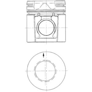 Piston KOLBENSCHMIDT 93267600