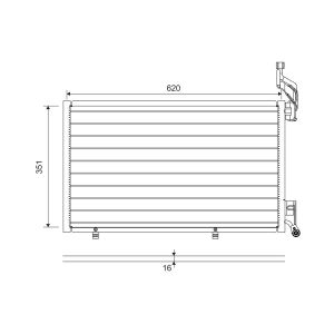 A/C-kondensor VALEO 814076