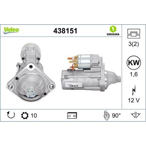 Arrancador VALEO ORIGINS NEW VALEO 438151