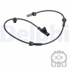 Sensor do ABS traseiro, direito DELPHI SS20786