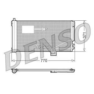 Condensador, sistema de ar condicionado DENSO DCN17015