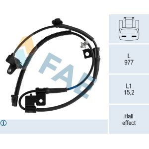 Sensor de velocidad, ABS FAE 78756