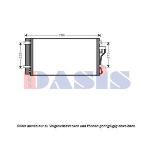 Condenseur (climatisation) AKS DASIS 562021N
