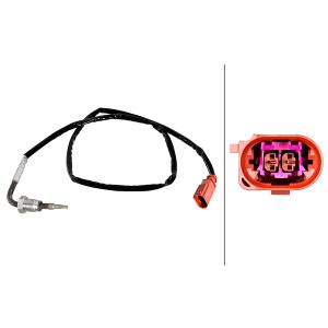 Abgastemperatursensor HELLA 6PT 358 226-291