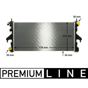Arrefecedor do motor MAHLE CR 881 000P