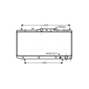 Raffreddatore motore AVA COOLING TOA2324